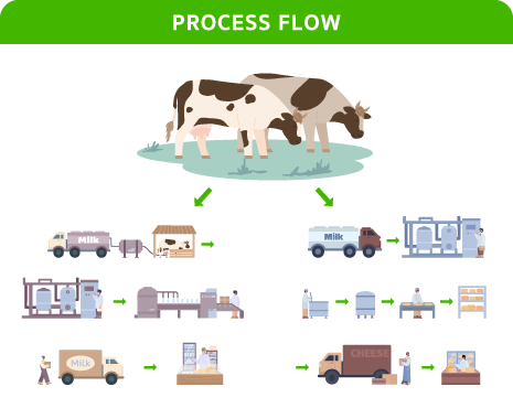 ตัวอย่าง Process Flow 